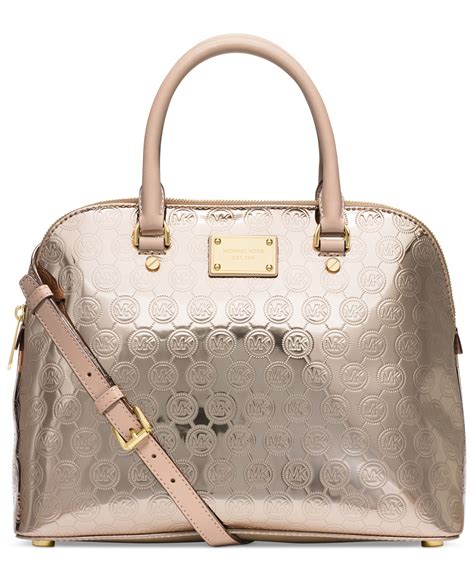 michael kors cindy md dome satchel|MICHAEL Michael Kors Studded Cindy Medium Dome Satchel.